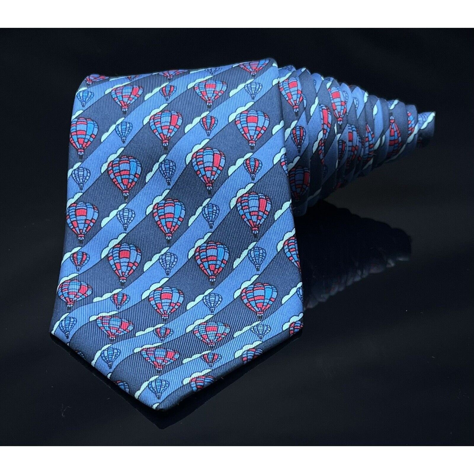 Donald Trump HERMES PARIS (7233 UA) MEN'S TIE 100% SILK MADE IN FRANC Size ONE SIZE - 2 Thumbnail