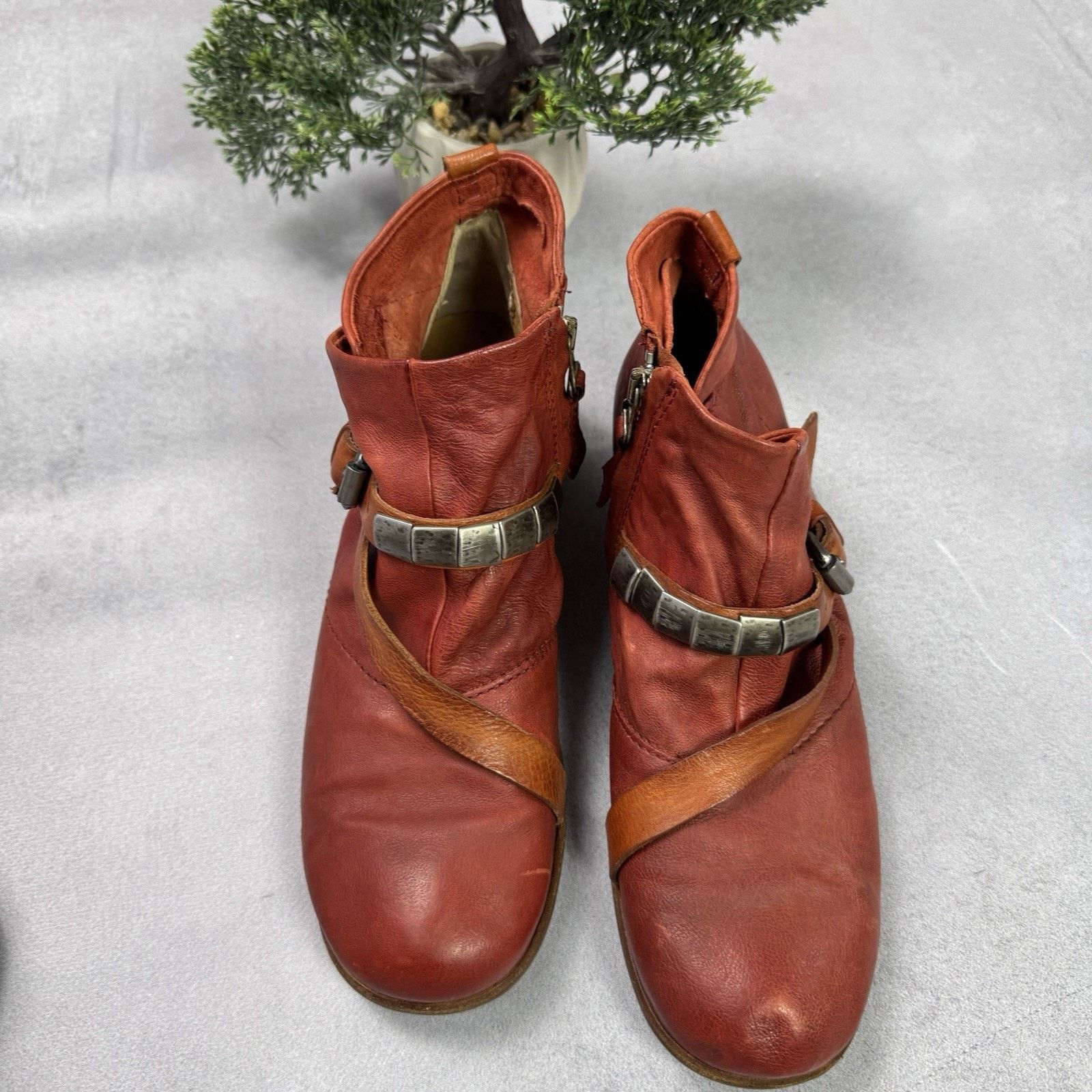 Vintage A.S.98 Airstep Booties Leather Vintage Handmade Rock Size US 10 / IT 40 - 20 Thumbnail