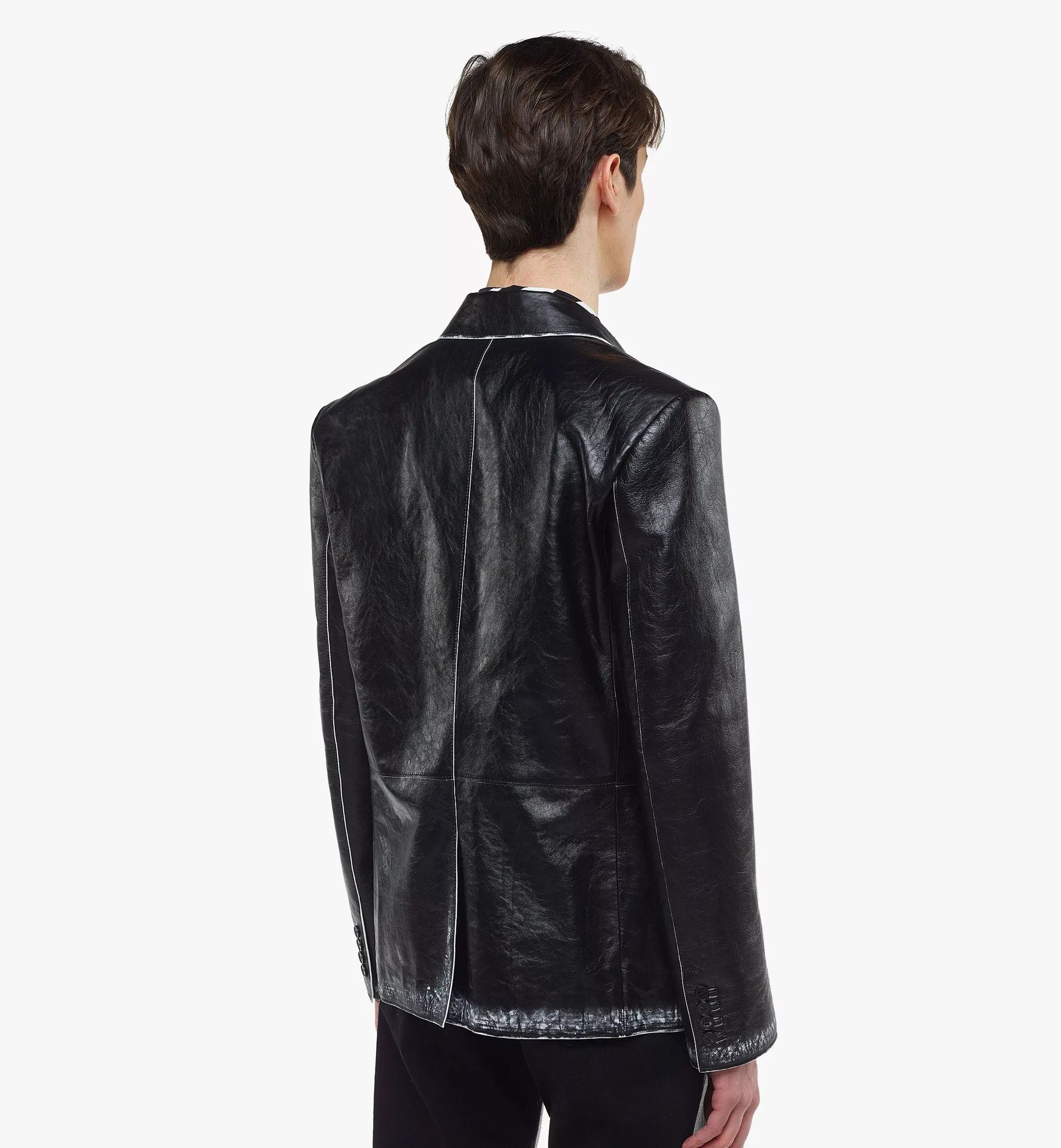 MCM o1mt1gz0126 Cyberpunk Blazer in Lamb Leather in Black Size US M / EU 48-50 / 2 - 3 Thumbnail