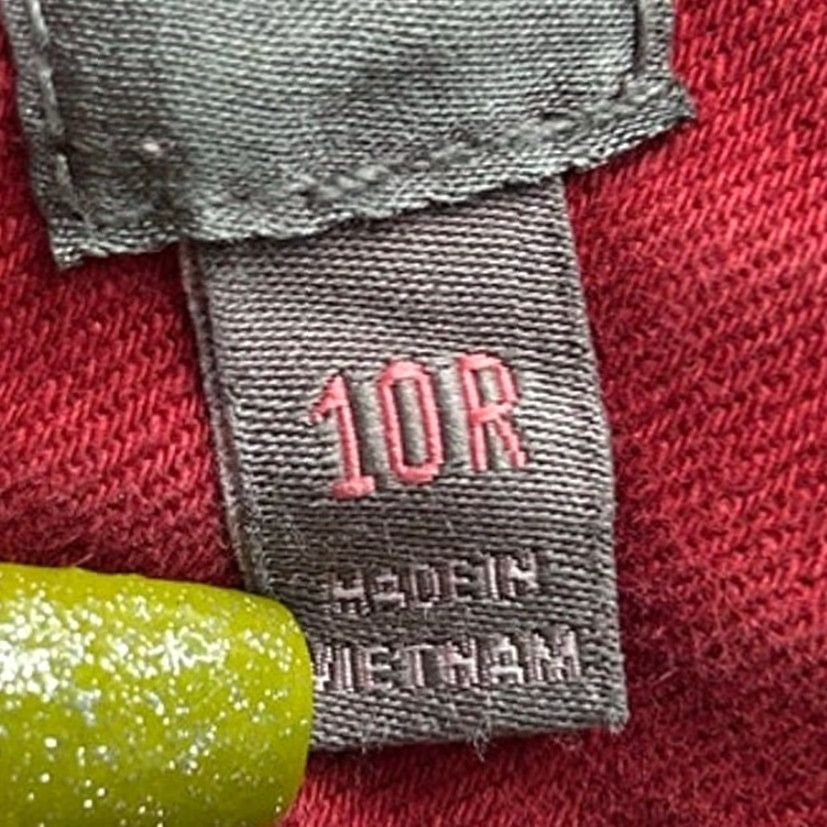 Torrid VINTAGE Torrid Jeans Deep Red Denim Mid Rise Boyfriend Straight 10 Women Size 30" / US 8 / IT 44 - 5 Thumbnail
