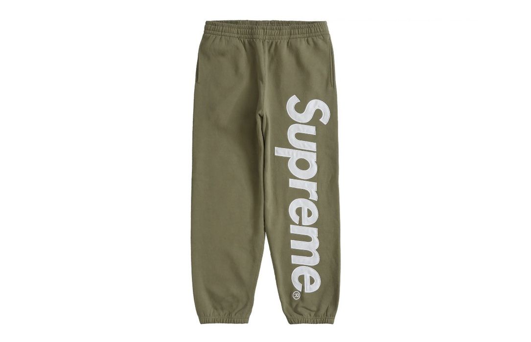 Supreme Supreme Satin Appliqué Sweatpants Size XL FW23 | Grailed