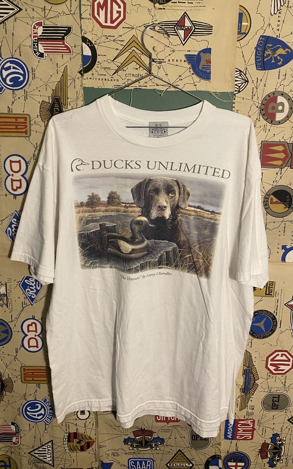Duck Head Vintage Ducks Unlimited Black Lab T Shirt Size US XL / EU 56 / 4 - 2 Thumbnail