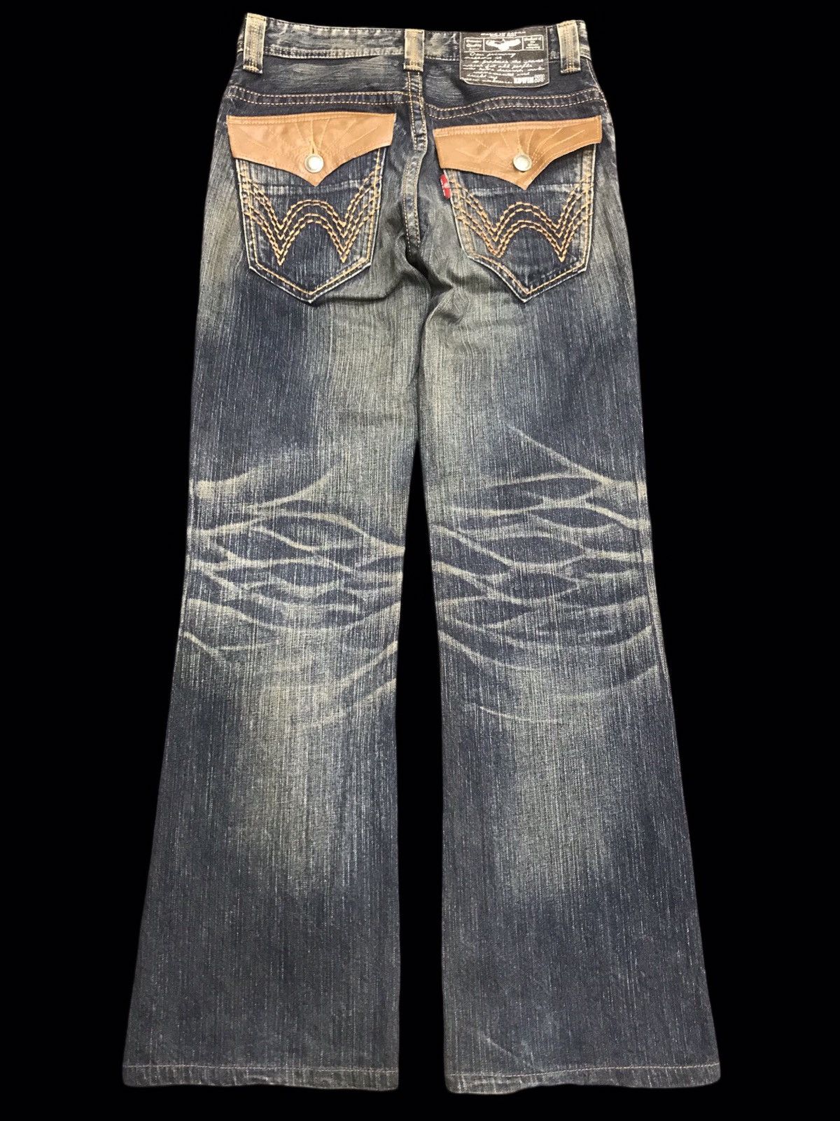 Edwin 💥FLARE💥ARCHIVAL EDWIN WSTERNER DOPE FADES FLARE DENIM F181 Size US 30 / EU 46 - 9 Thumbnail