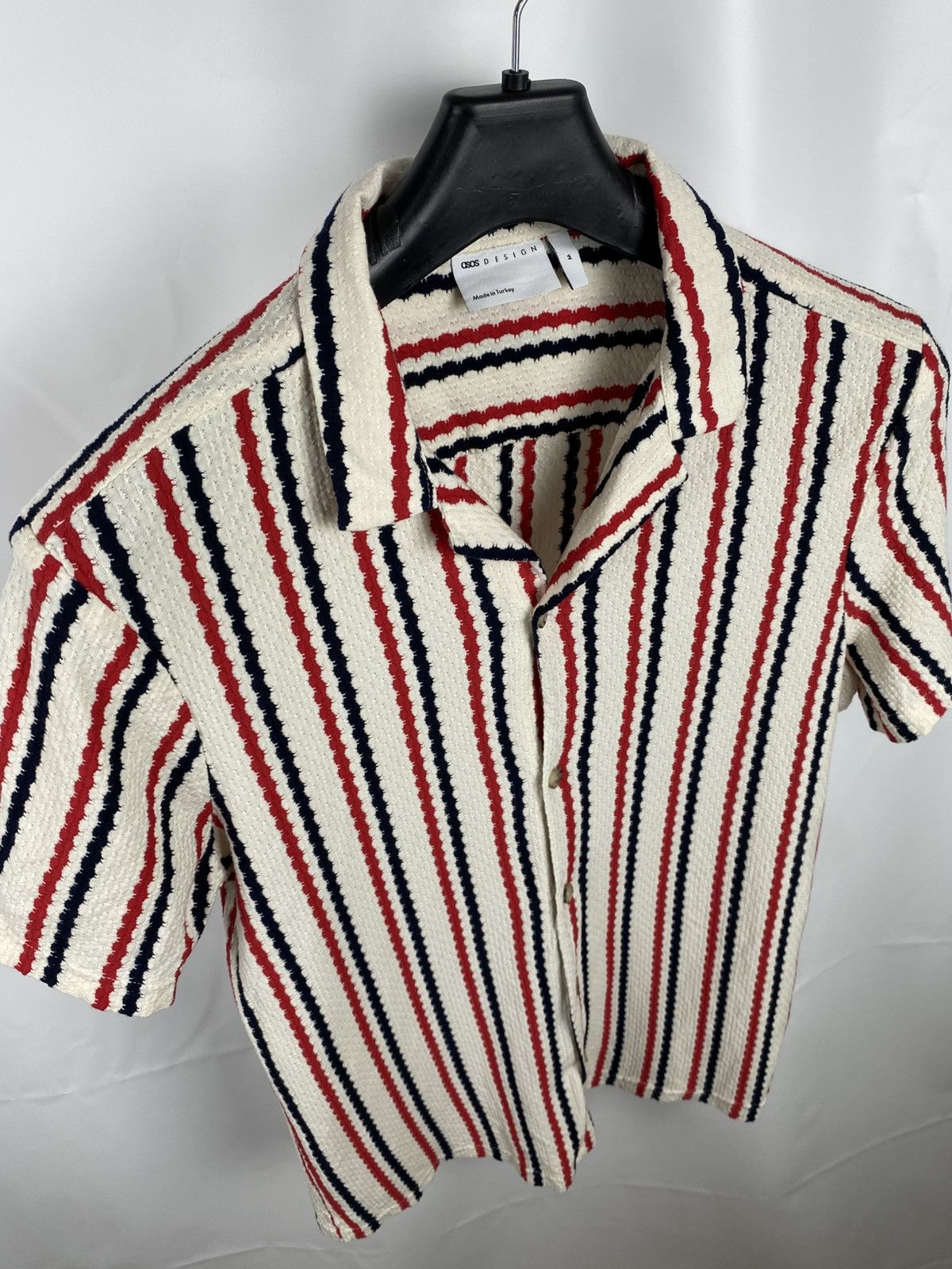 Asos Asos Knit Polo Tee Button Up browne style size M Size US M / EU 48-50 / 2 - 4 Thumbnail
