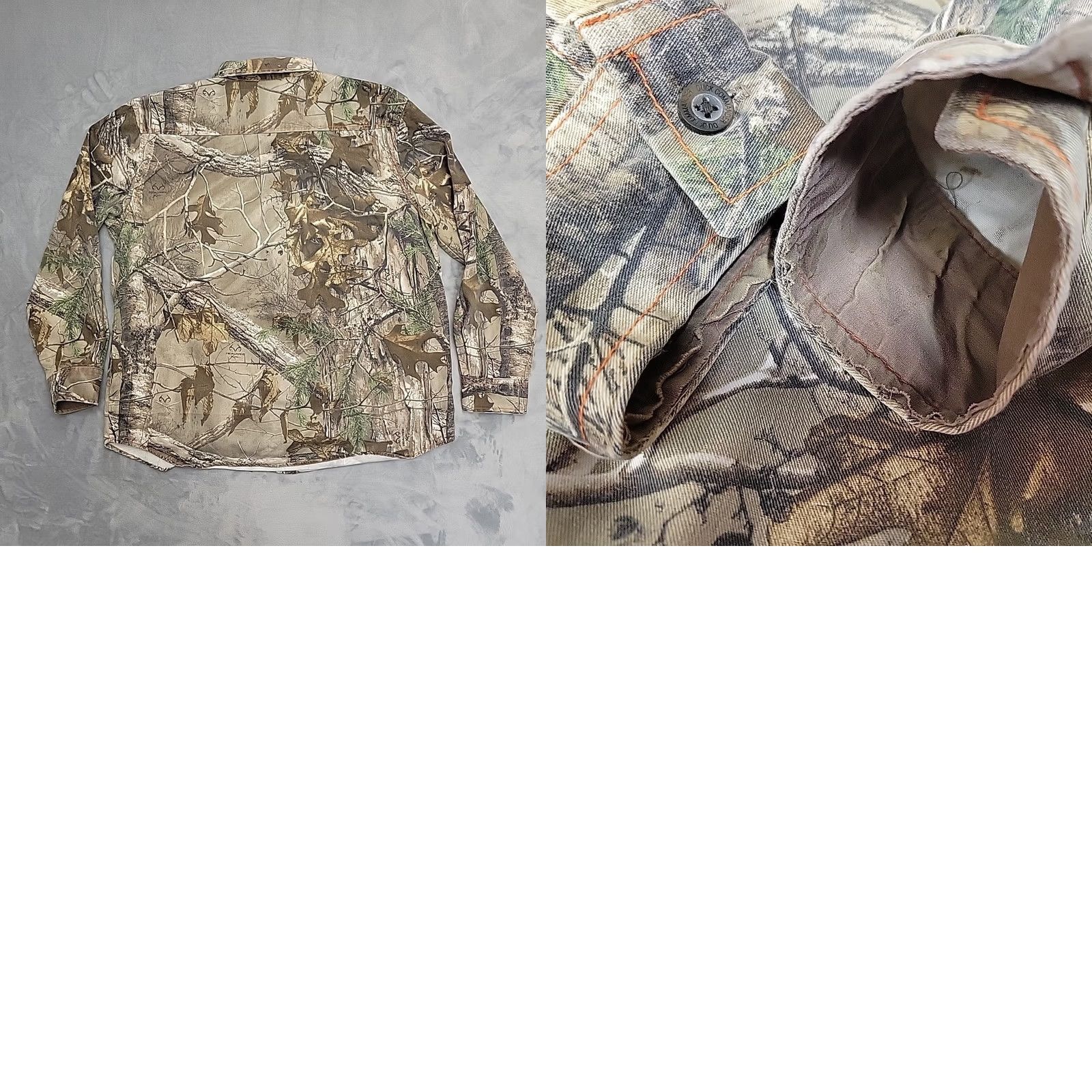 Realtree VINTAGE Duck Commander Camo Shirt Men 1XL Twill Realtree Xtra Shacket Jacket Hunt Shirt Size US XL / EU 56 / 4 - 8 Thumbnail