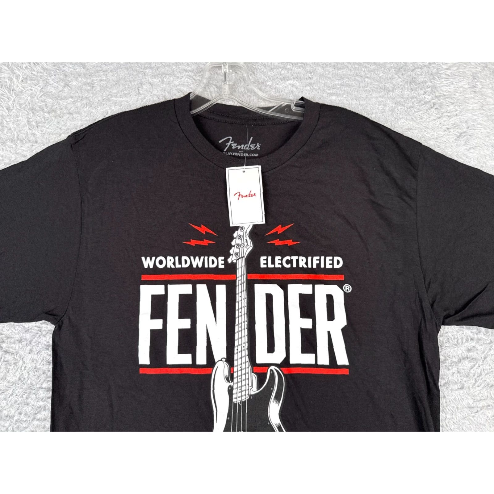 Fender Fender Shirt Men M Black Cotton Jersey Short Sleeve Crew Neck T-Shirt Music Rock California All Seasons Mens Size US M / EU 48-50 / 2 - 4 Thumbnail