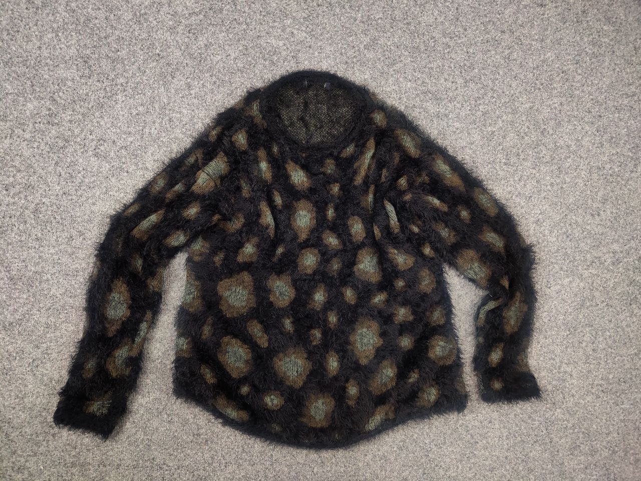 If Six Was Nine Vintage leopard Mohair Style Black Sweater Y2K hysteric Size US S / EU 44-46 / 1 - 9 Thumbnail
