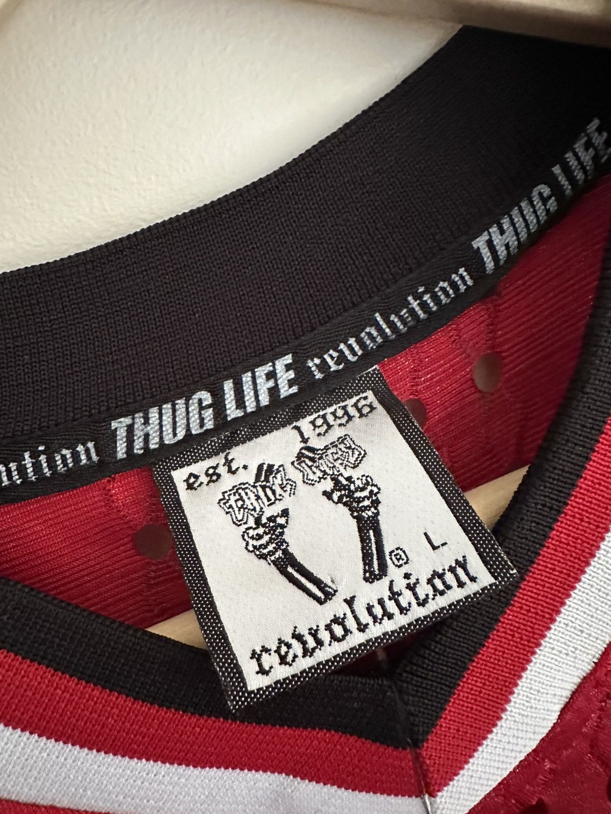 Other Revolution 90s 2Pac Thug Life Jersey 51 Large Old School Rap Size US L / EU 52-54 / 3 - 3 Thumbnail