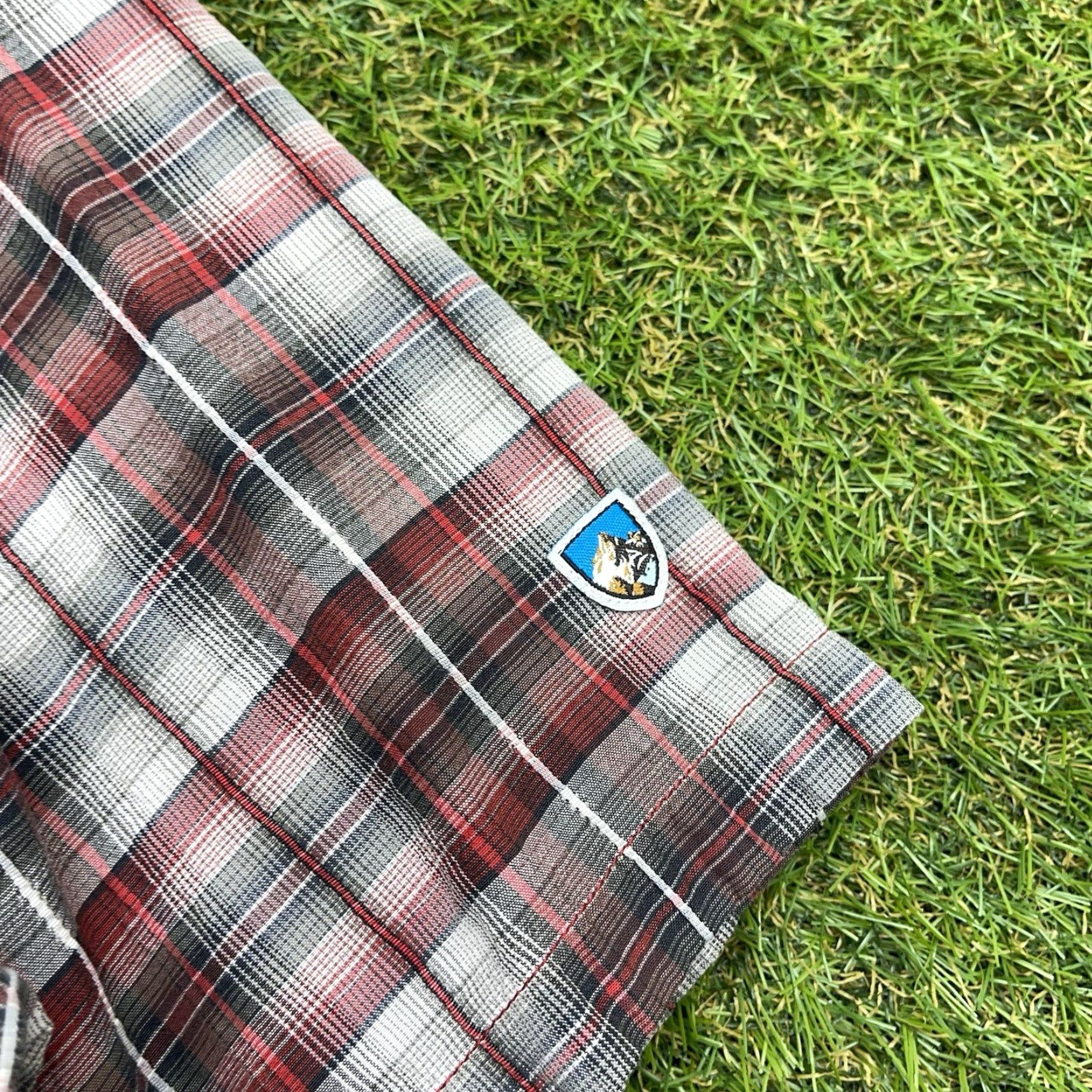 Vintage Kuhl Response Button-Up Shirt Mens XL Short Sleeve Quick Dry Plaid 7452 Size US XL / EU 56 / 4 - 4 Thumbnail