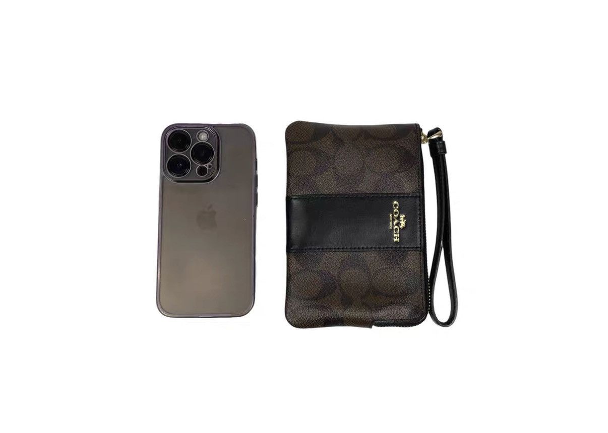 Coach COACH Signature Logo Print Clutch Wallet J31 Size ONE SIZE - 6 Thumbnail