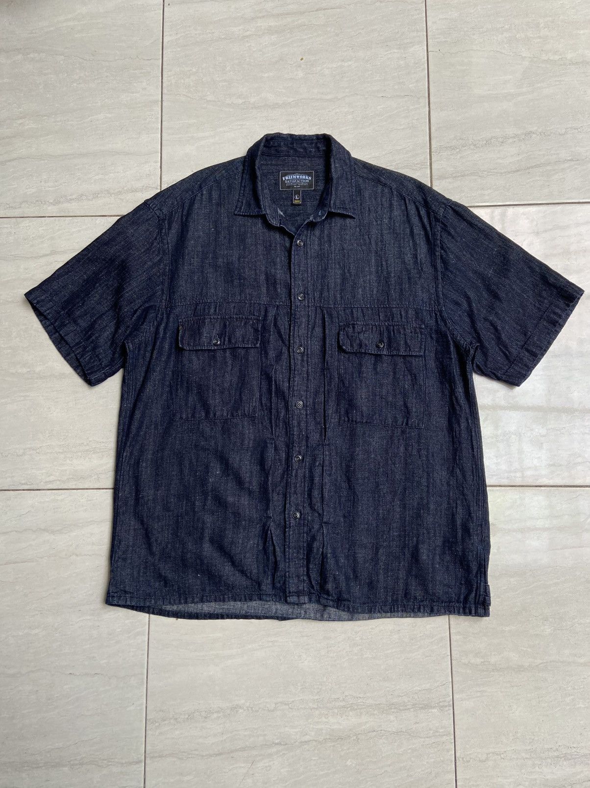 FrizmWORKS FRIZM WORKS Denim Shirt Size US XL / EU 56 / 4 - 6 Thumbnail