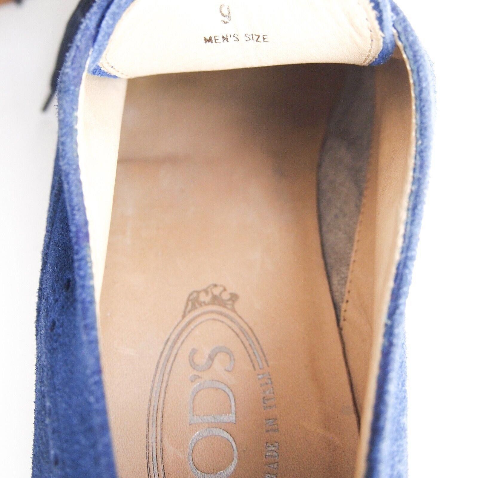 Tod's TOD's Wingtip Brogues Oxford Blue Suede US 10 EU 43 Size US 10 / EU 43 - 9 Thumbnail