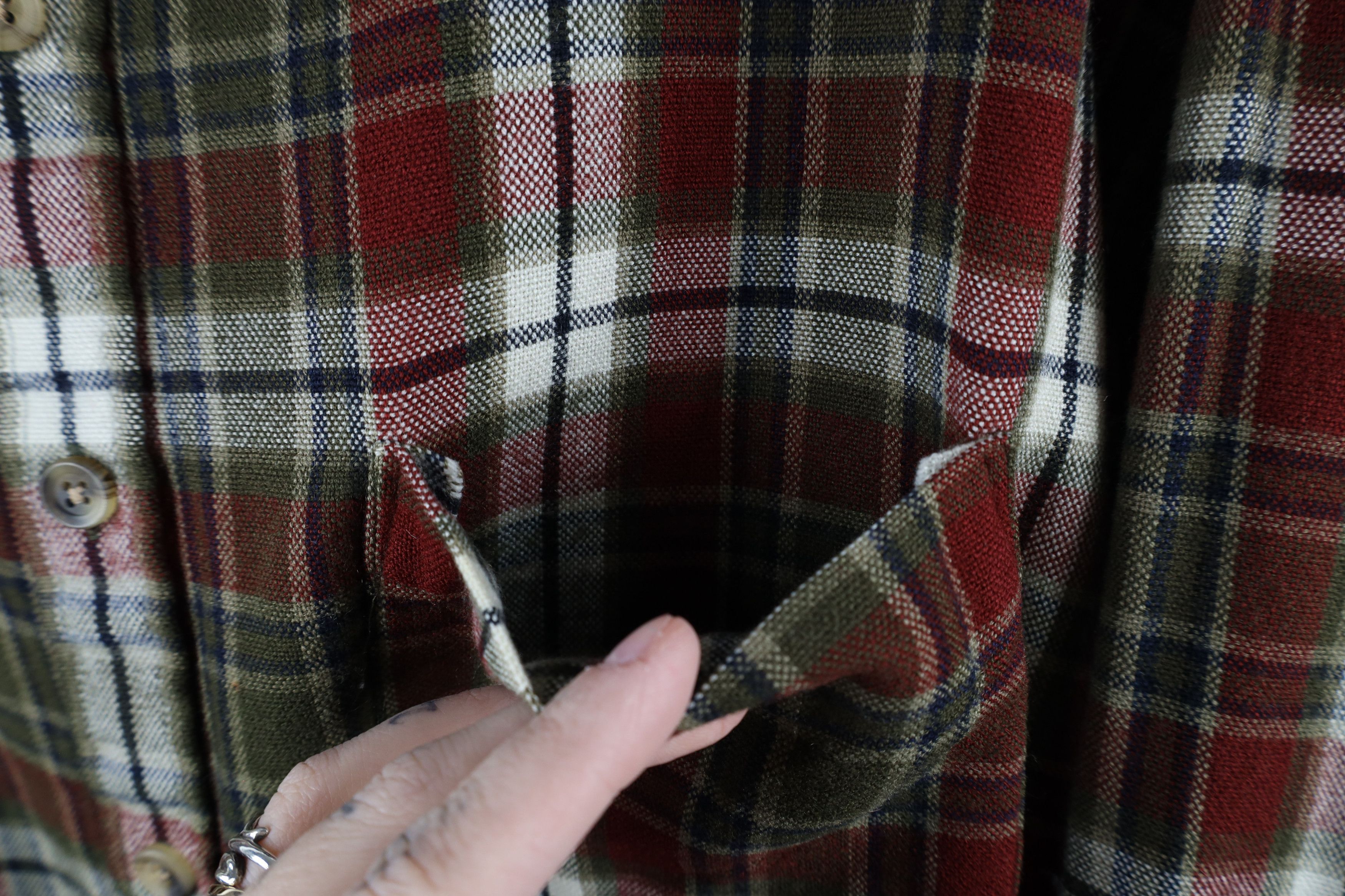 Vintage Vintage 90s Streetwear Knit Flannel Collared Button Shirt Size US XXL / EU 58 / 5 - 4 Thumbnail