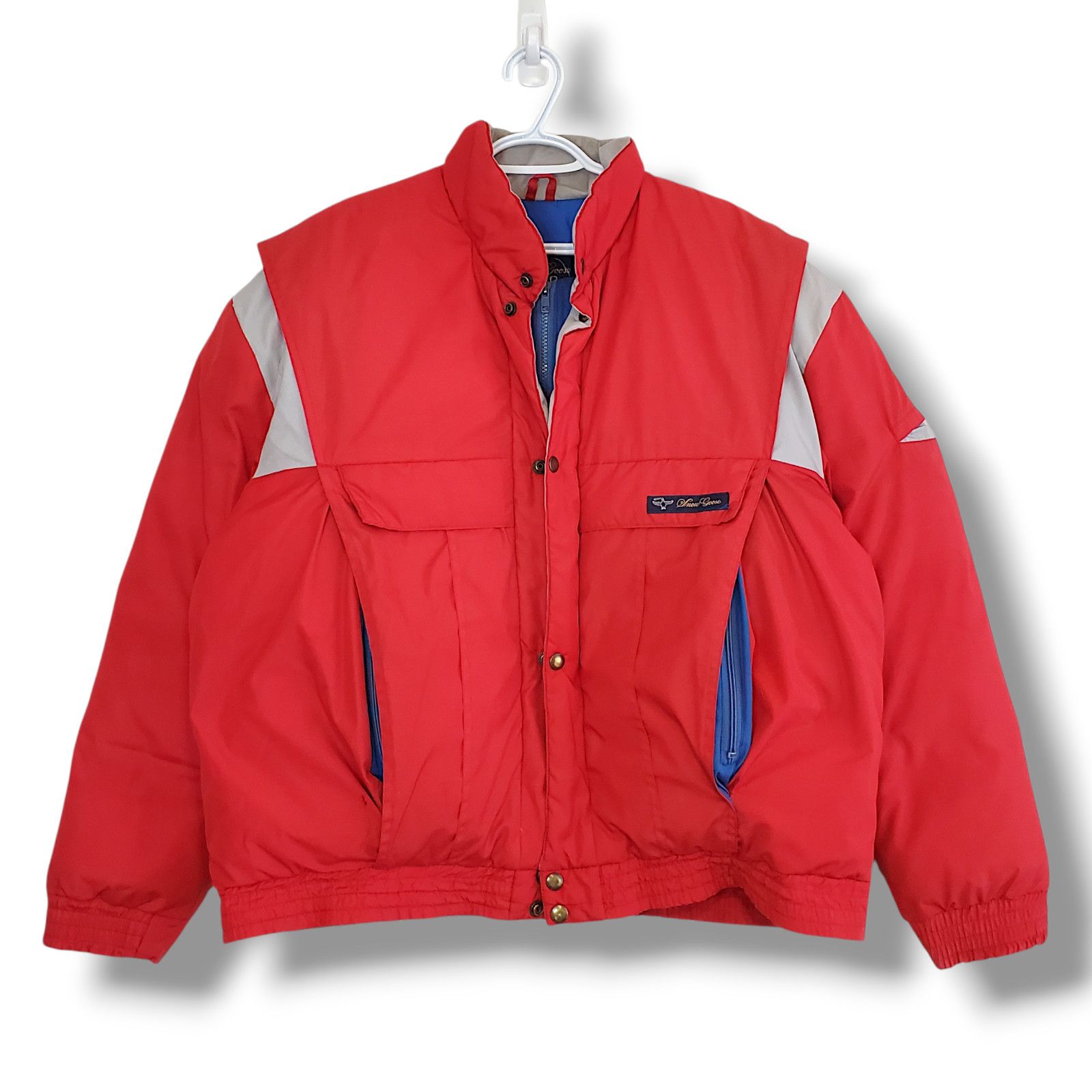 Canada Goose Vintage Canada Goose Snow Goose Down Puffer Coat Red Size L Size US L / EU 52-54 / 3 - 1 Thumbnail