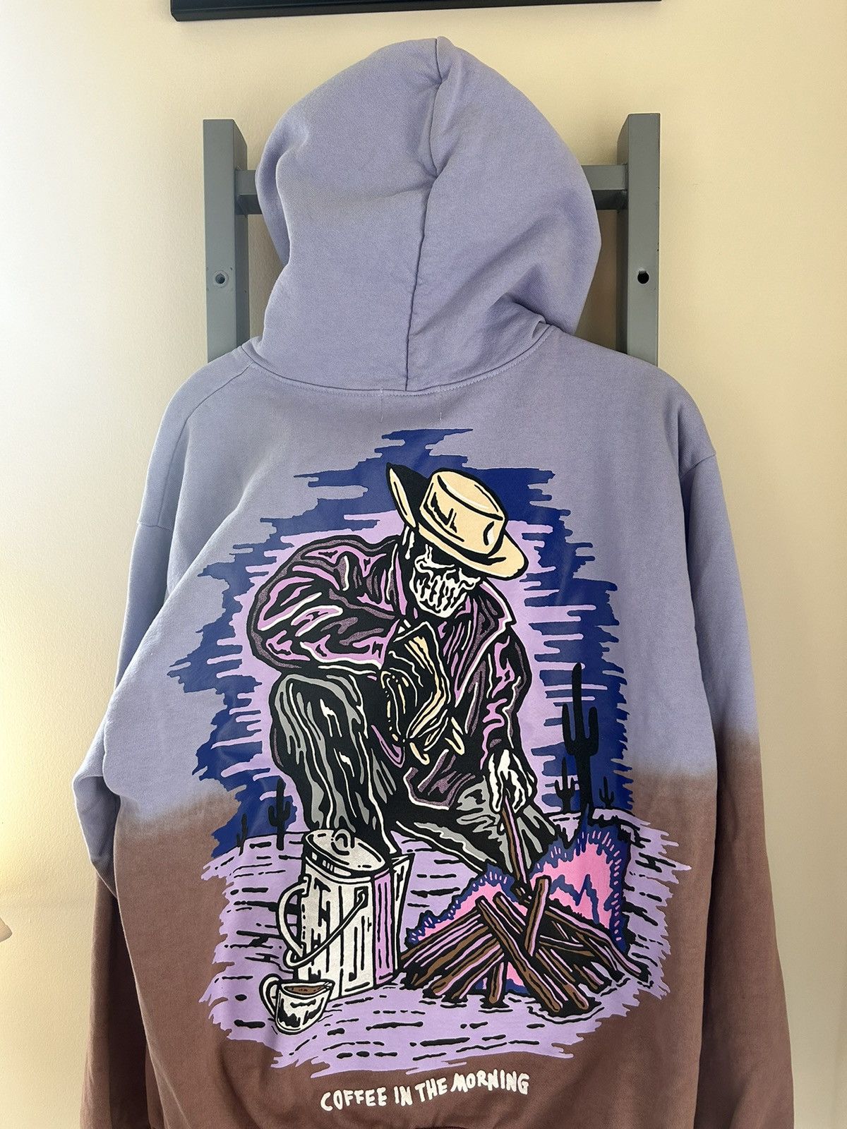 Warren Lotas Coffee in the Morning Alt Ombre Hoodie - M Size US M / EU 48-50 / 2 - 3 Thumbnail