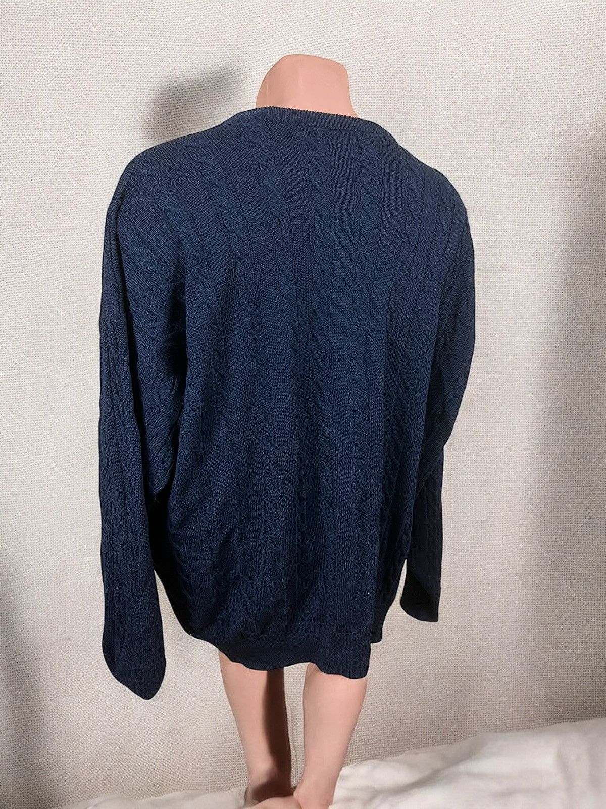 Pringle Of Scotland Pringle of Scotland navy cable knit woolen pull size XXL Size US XXL / EU 58 / 5 - 3 Thumbnail