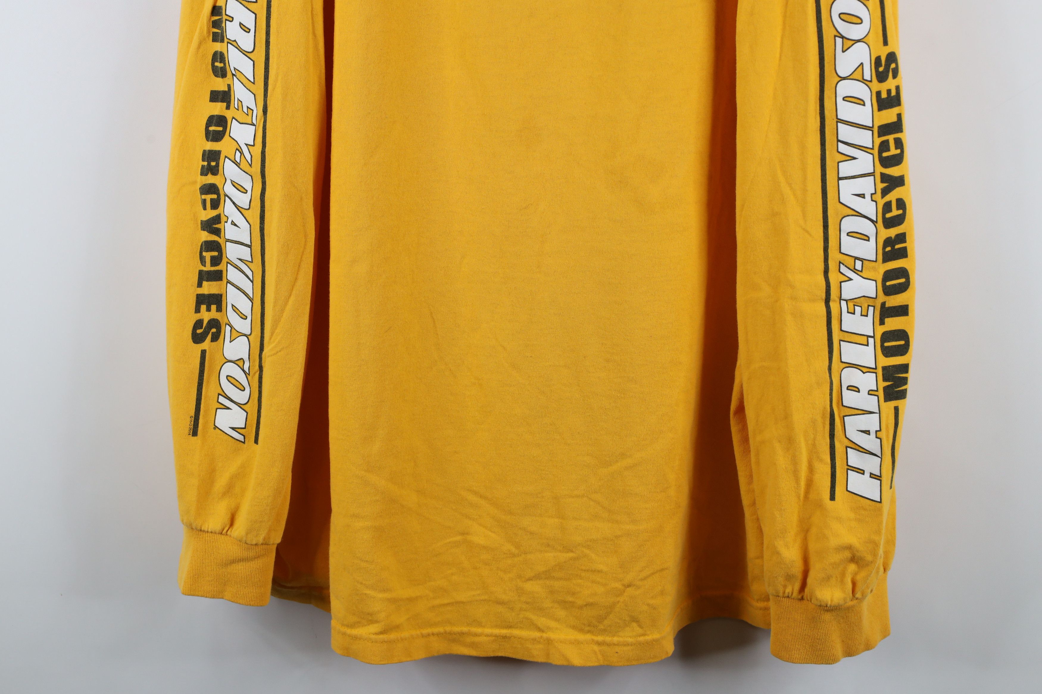 Harley Davidson × Vintage Vintage Y2K Harley Davidson Spell Out Long Sleeve T-Shirt Size US XXL / EU 58 / 5 - 3 Thumbnail