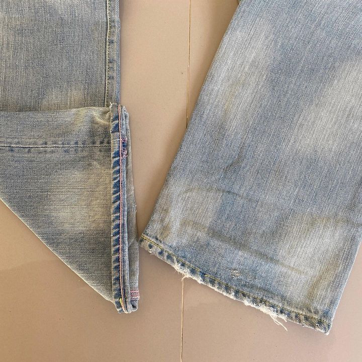 If Six Was Nine × Japanese Brand Y2K Cocolulu Back Print Jean🇯🇵 Size US 31 - 4 Thumbnail