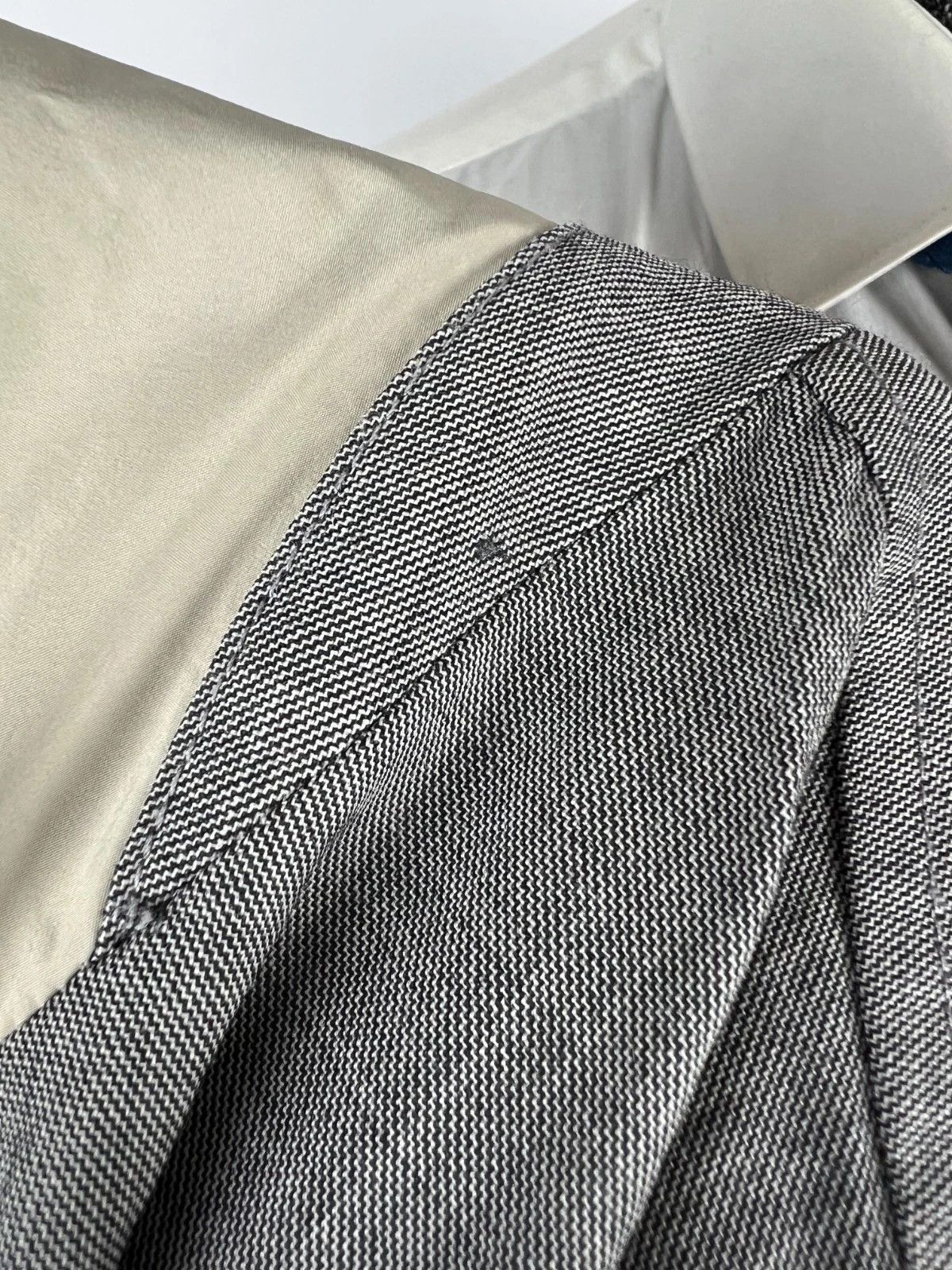 Boggi Boggi Milano Grey Wool Ivory Nylon Overcoat Reversible Coat Size US L / EU 52-54 / 3 - 16 Thumbnail