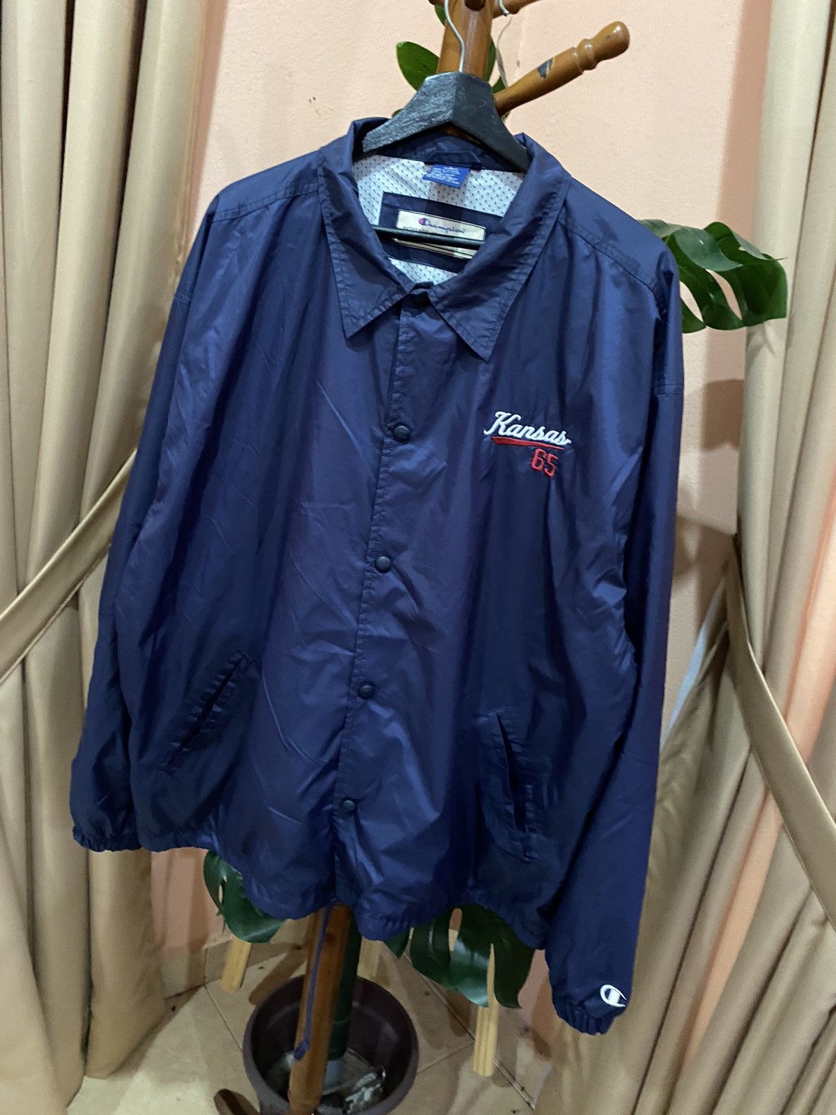 Champion VINTAGE RETRO KANSAS 65 NYLON COACH JACKET Size US L / EU 52-54 / 3 - 2 Thumbnail