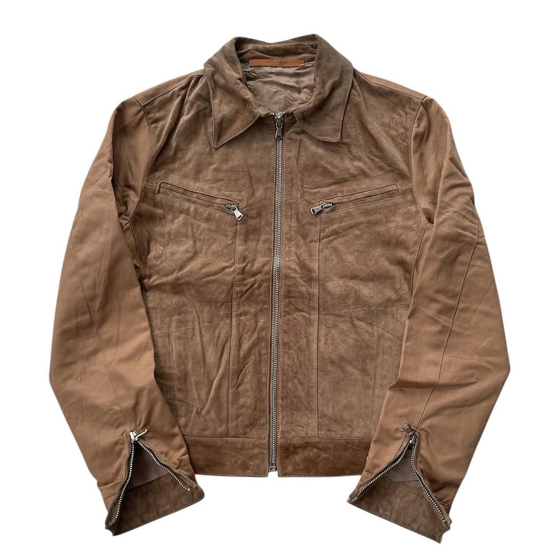 Dolce & Gabbana ⚡️QUICKSALE⚡️00’s Archive Dolce & Gabbana Camel Suede Jacket Size US M / EU 48-50 / 2 - 4 Thumbnail