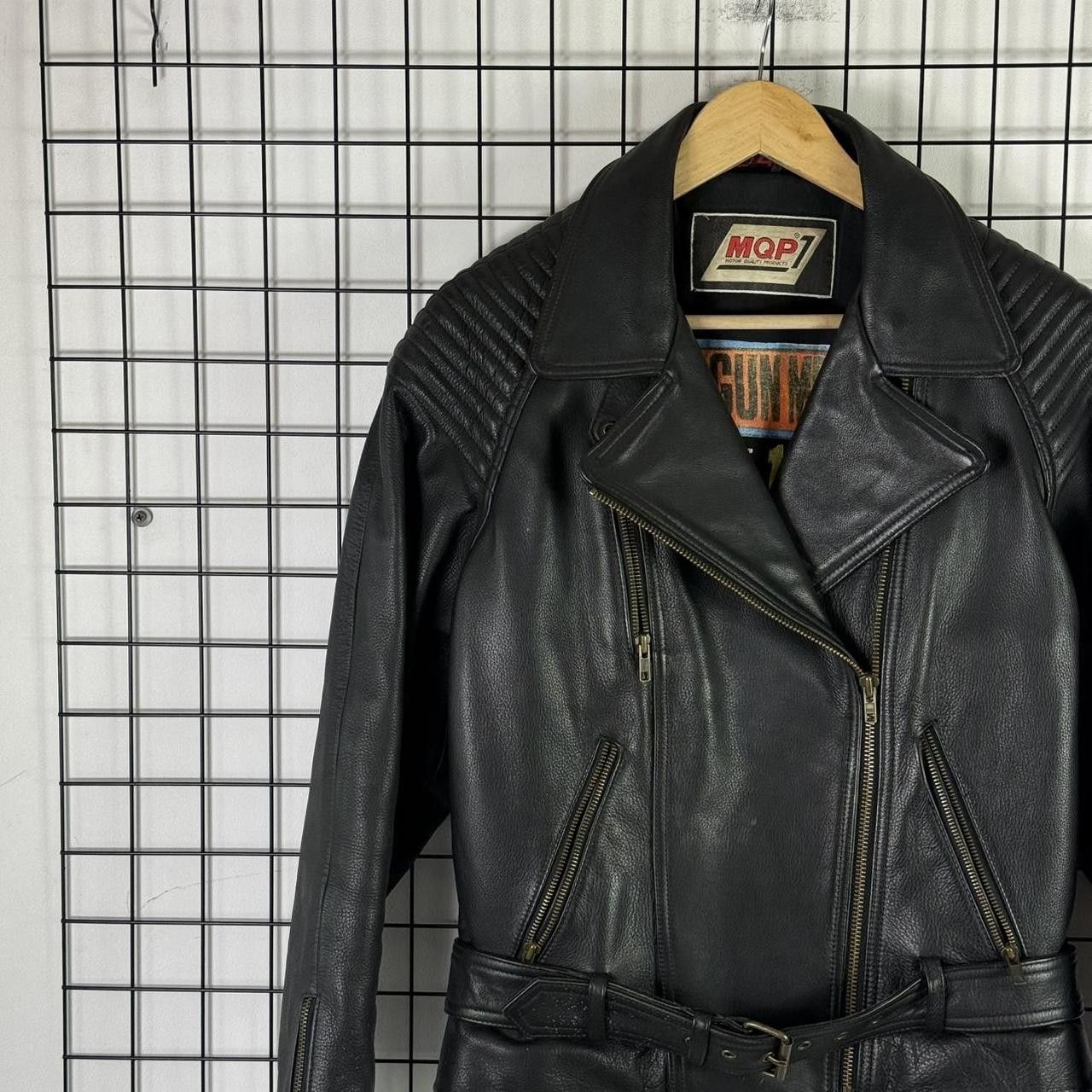 Vintage Vintage Biker Jacket Black Real Leather Size US M / EU 48-50 / 2 - 4 Thumbnail