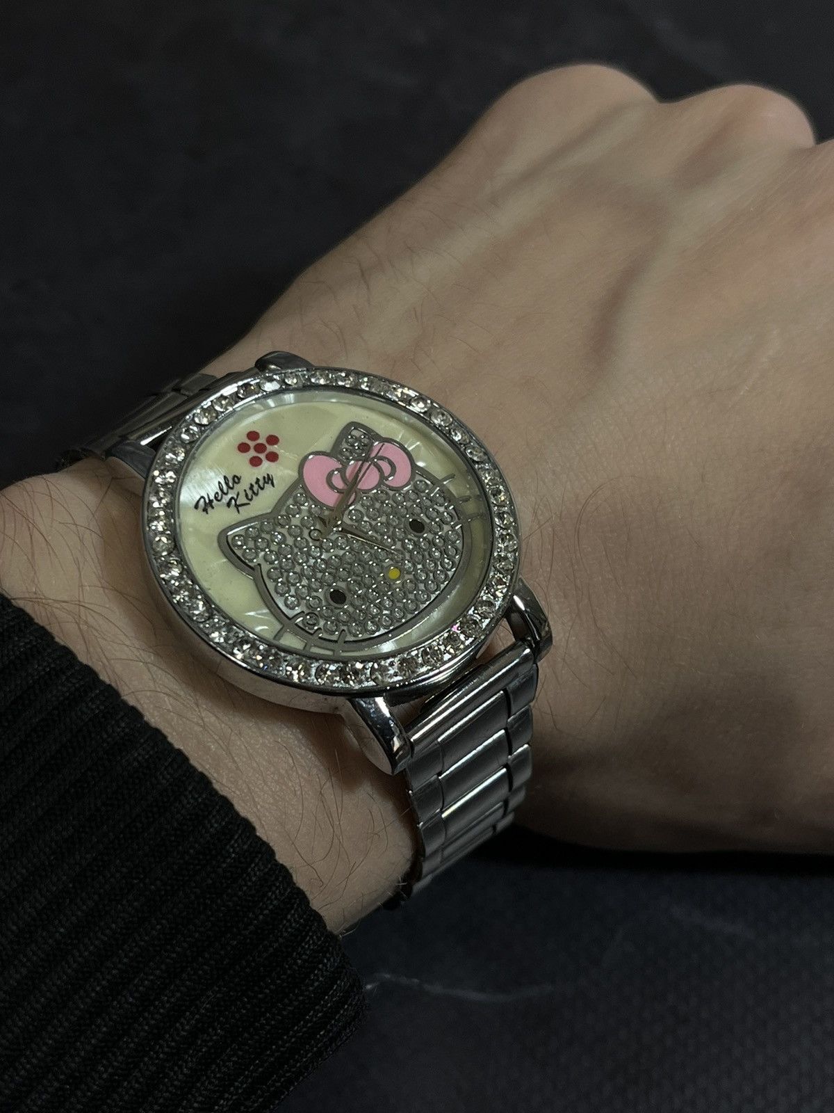 Jewelry Vintage Hello Kitty Crystal Watch Japanese Brand Size ONE SIZE - 6 Thumbnail