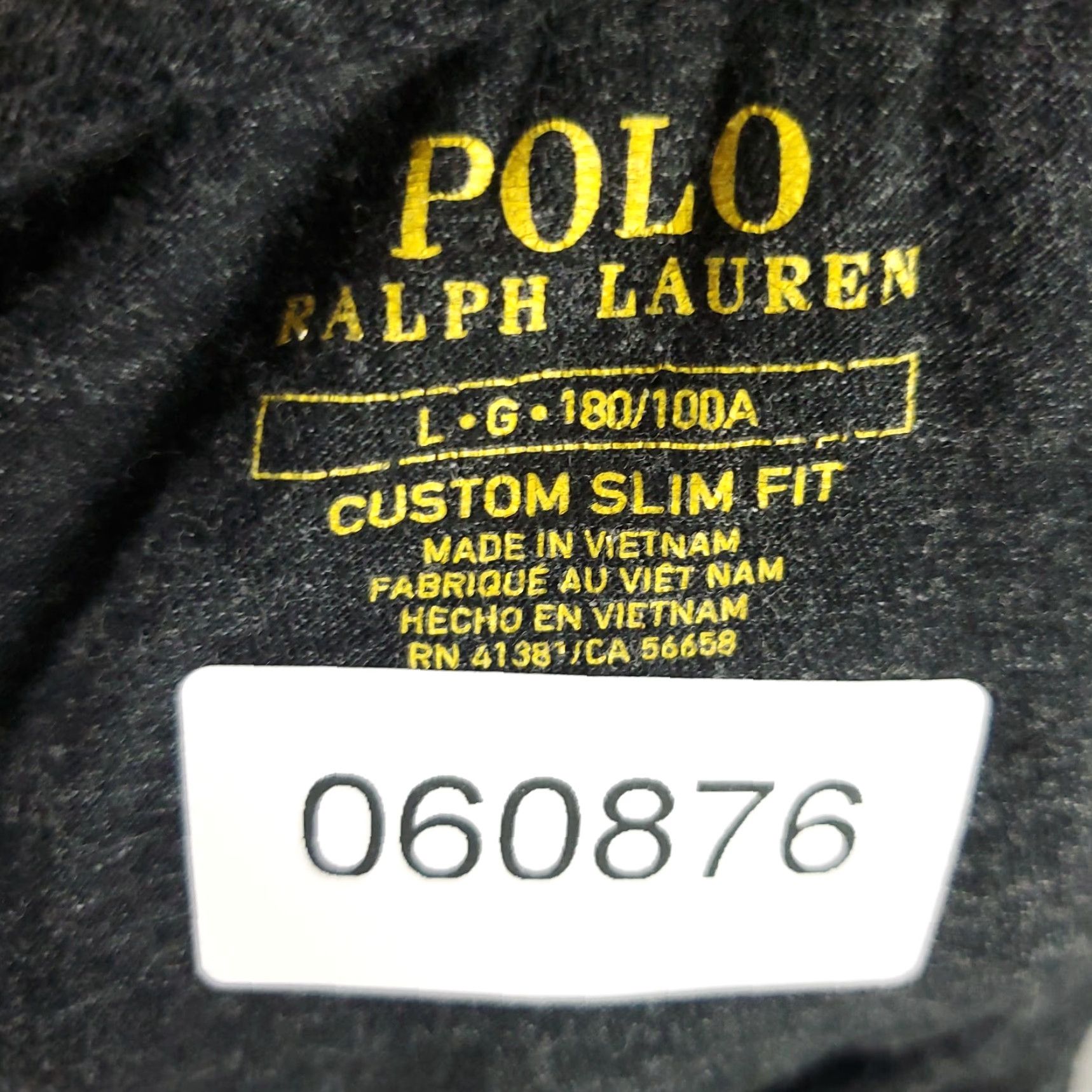 Ralph Lauren Ralph Lauren T Shirt Mens Large Gray Slim Fit Pony Crew Neck Short Sleeve Casual Cotton Logo Shirt Men L Gray Polo? Size US L / EU 52-54 / 3 - 7 Thumbnail