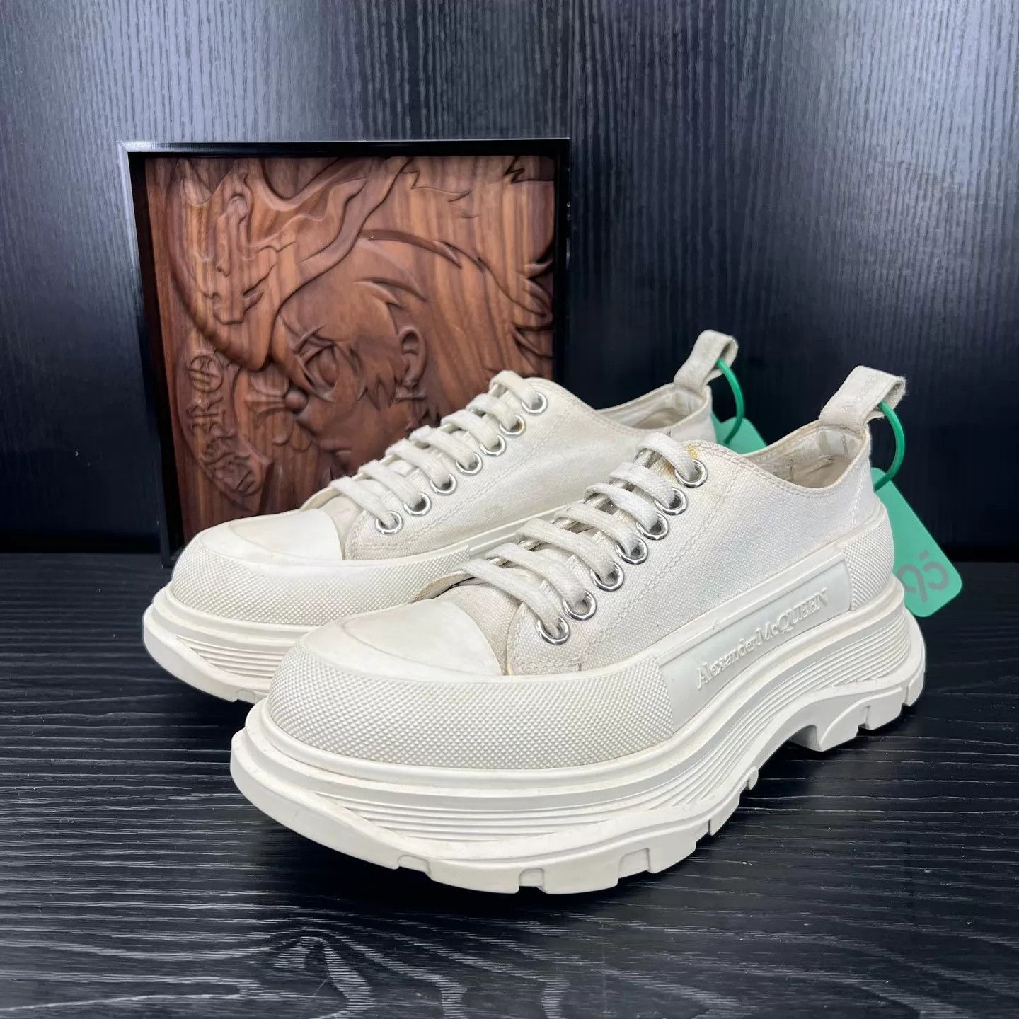 Alexander McQueen McQueen Martin boots 37 White Good Condition Size US 6.5 / IT 36.5 - 1 Thumbnail