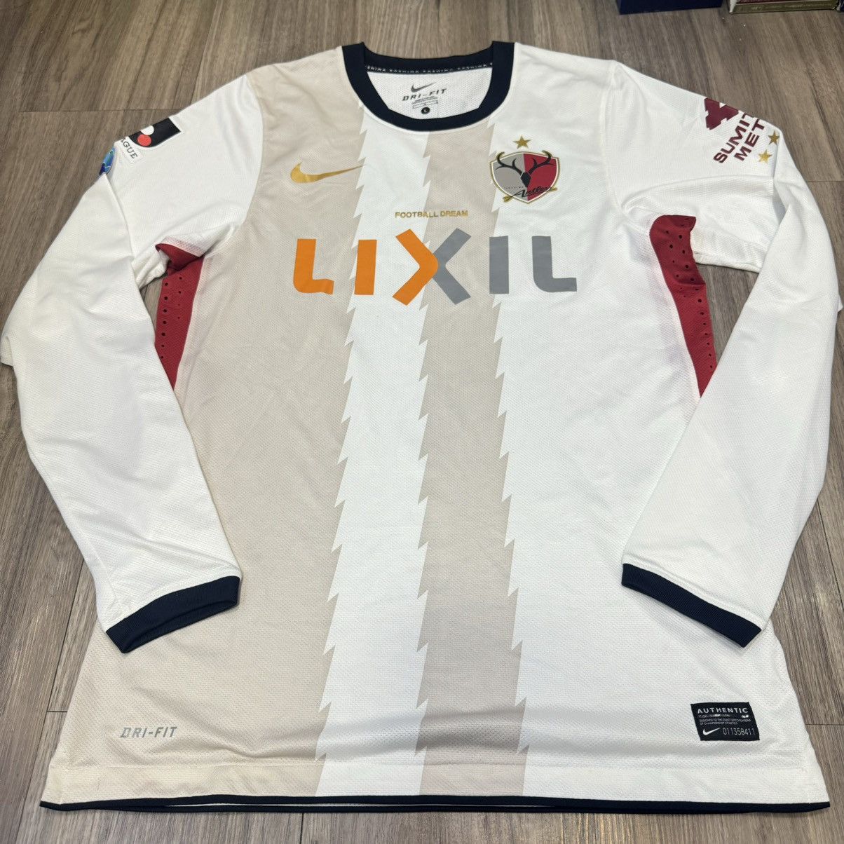 Nike Kashima antlers 2011 away Longsleeves match spare shirt Size US L / EU 52-54 / 3 - 1 Thumbnail