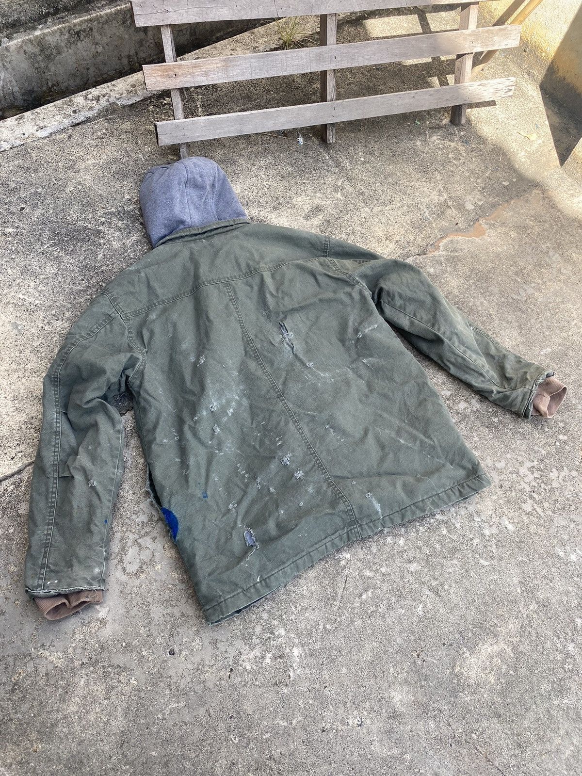 Dickies ❗️Heavy Used ❗️Vintage Distressed Y2K Dickies Jacket Size US L / EU 52-54 / 3 - 8 Thumbnail