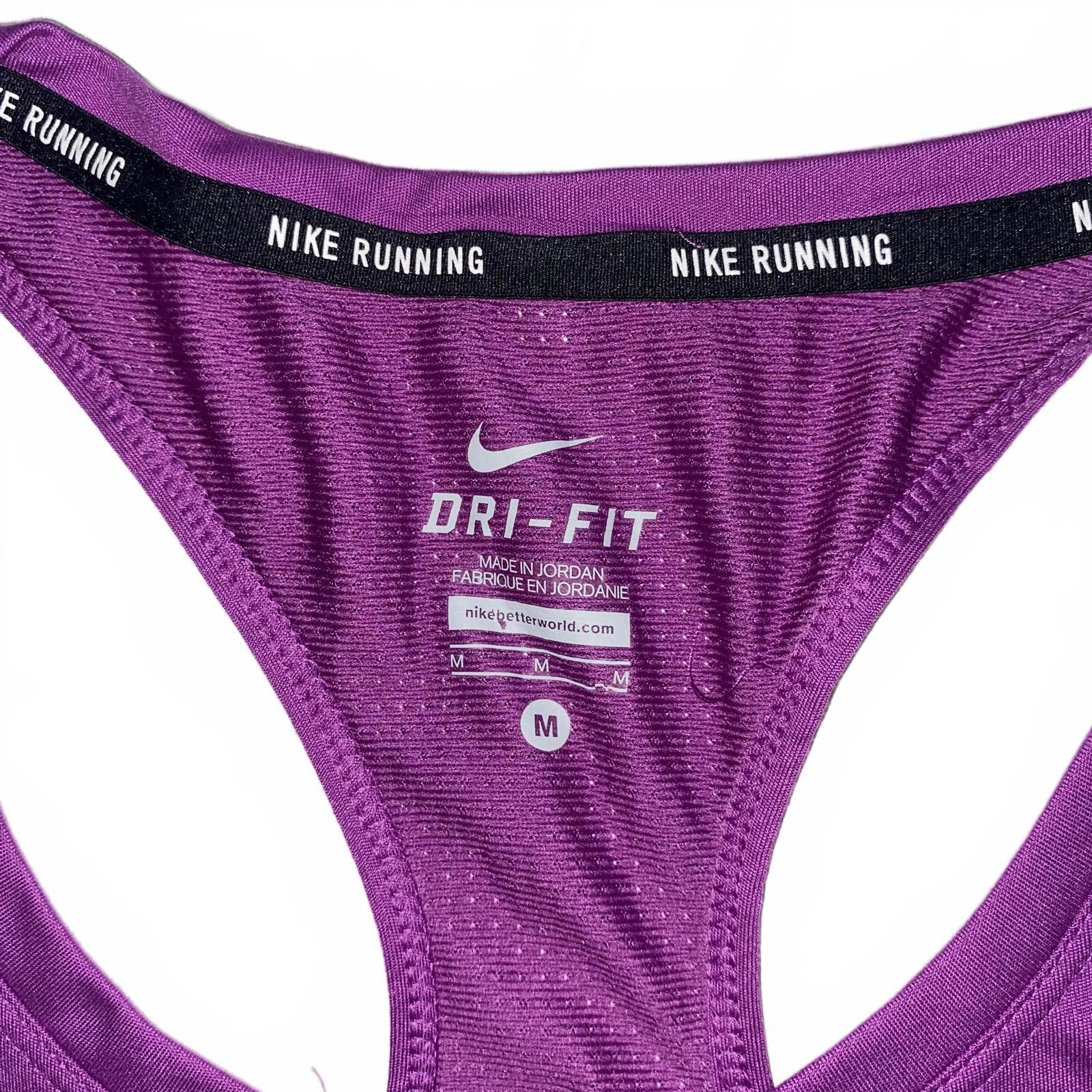 Nike Nike Purple Dri-Fit Racerback Tank Top Women’s M Gym Y2K Fit Size M / US 6-8 / IT 42-44 - 3 Thumbnail