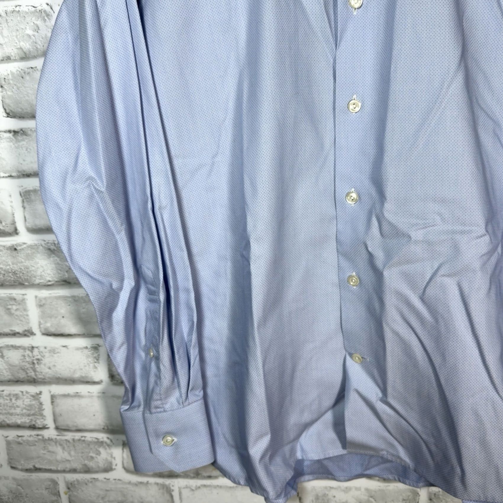 Eton Eton Shirt Mens Long Sleeve Button-Down Blue 15.5 Regular Size Mens Clothing Collection Size US L / EU 52-54 / 3 - 3 Thumbnail