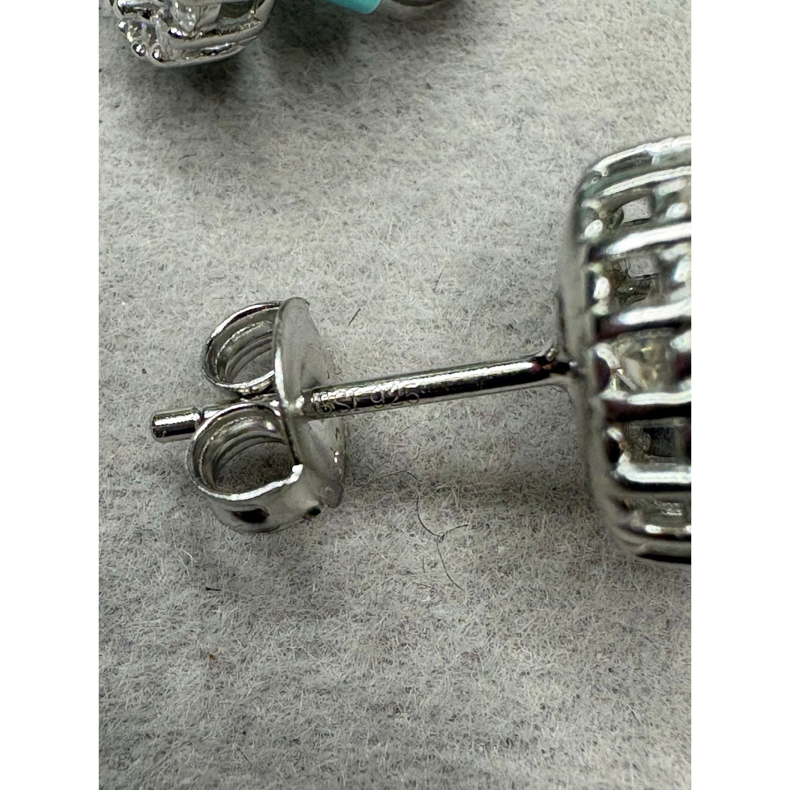 Jewelry 21" Necklace & earring set in 925 Silver, 8+ct of Moissanite Size ONE SIZE - 10 Thumbnail