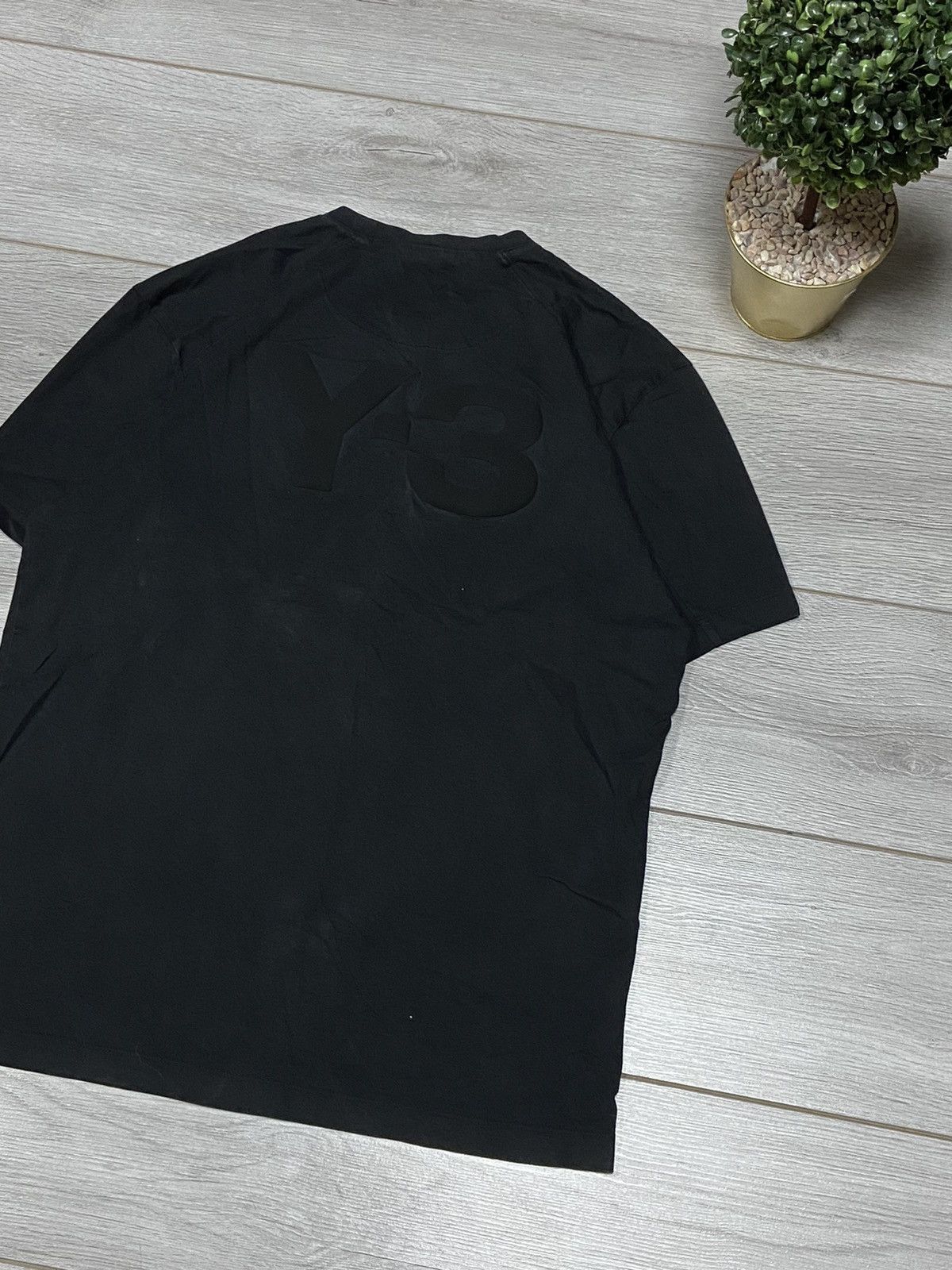 Yohji Yamamoto Y-3 Yohji Yamamoto vintage big logo t-shirt Adidas Size US M / EU 48-50 / 2 - 2 Thumbnail