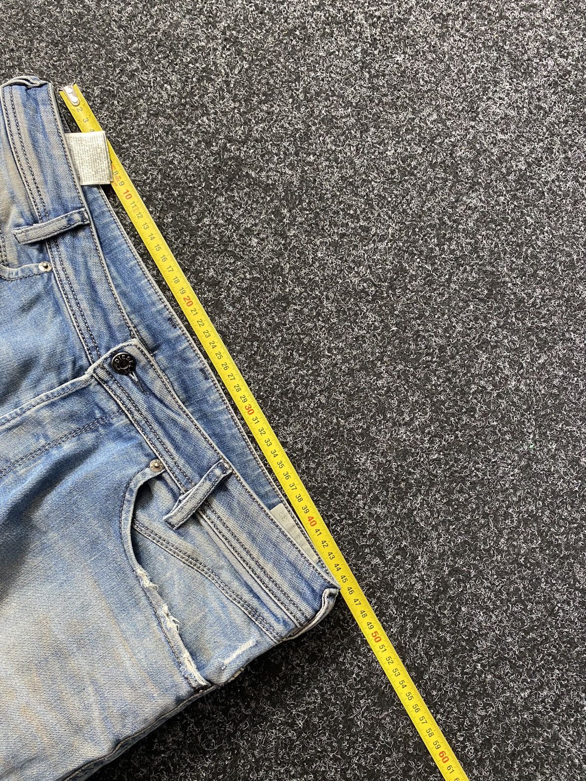 20471120 × Diesel 🔥Opium Diesel Distressed Dirty Jeans Japanese Bandit Owens Size US 34 / EU 50 - 10 Thumbnail