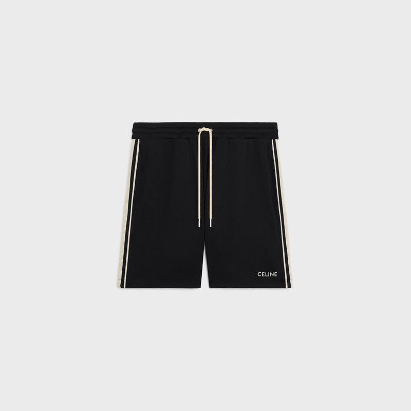 Celine tracksuit shorts in double face jersey black/white Size US 30 / EU 46 - 1 Thumbnail