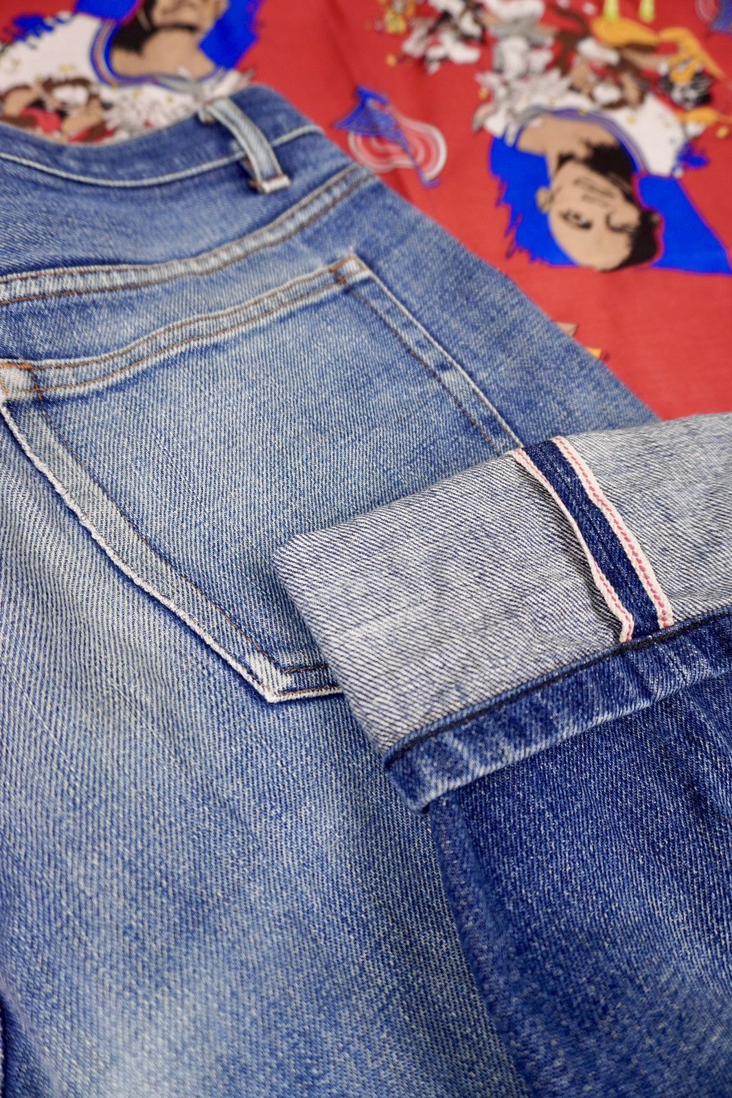 A.P.C. Vtg Apc jeans redline selvedge denim distressed grunge Size US 29 - 1 Thumbnail