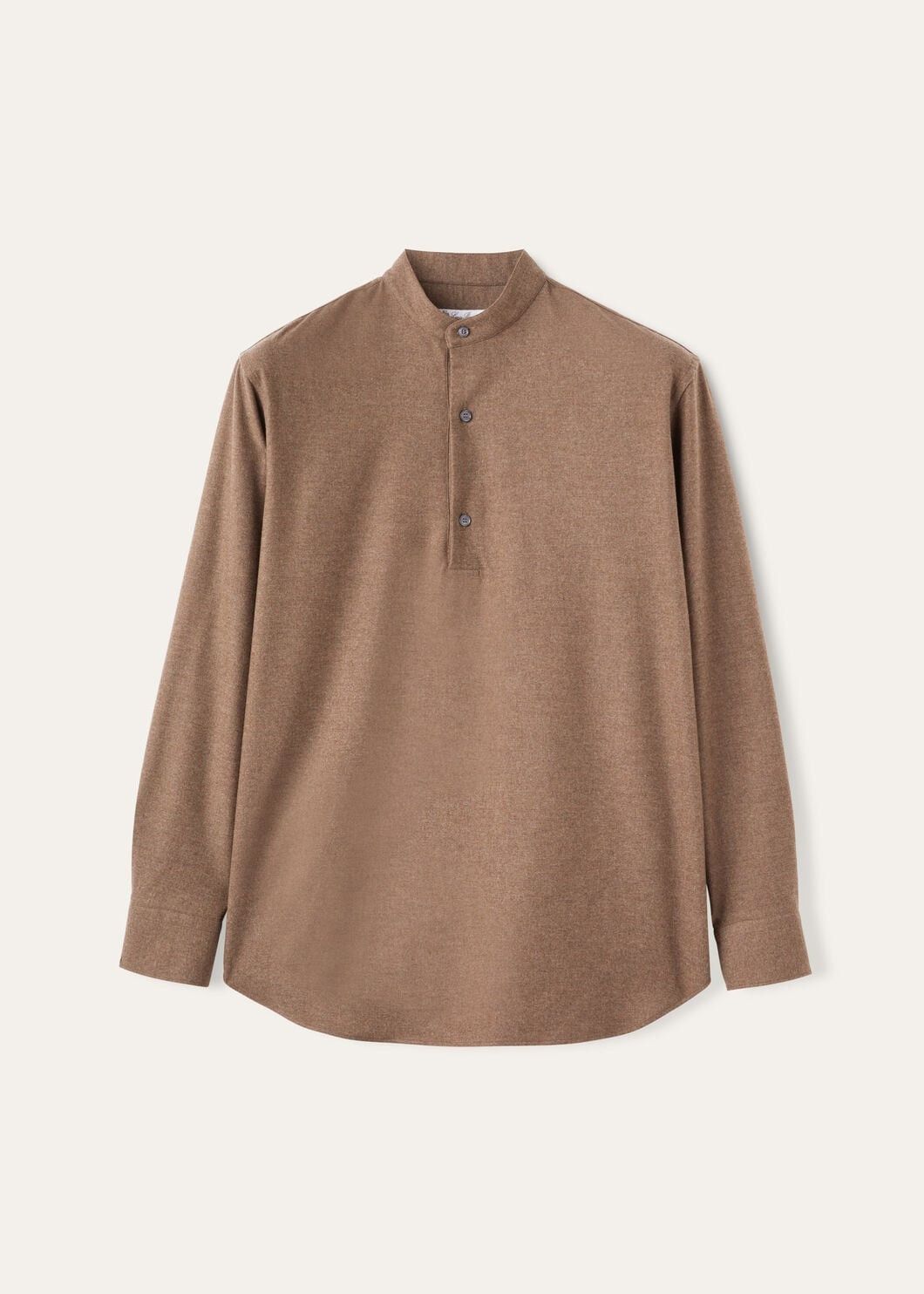 Loro Piana o1w1db10725 FAO7158 Elia Polo Shirt in Light Brown Size US S / EU 44-46 / 1 - 1 Thumbnail