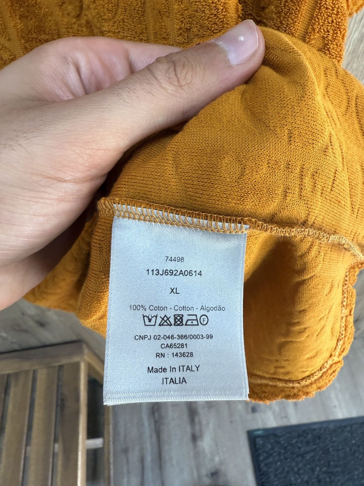 Dior Christian Dior Orange Short Sleeve Size US XL / EU 56 / 4 - 10 Thumbnail