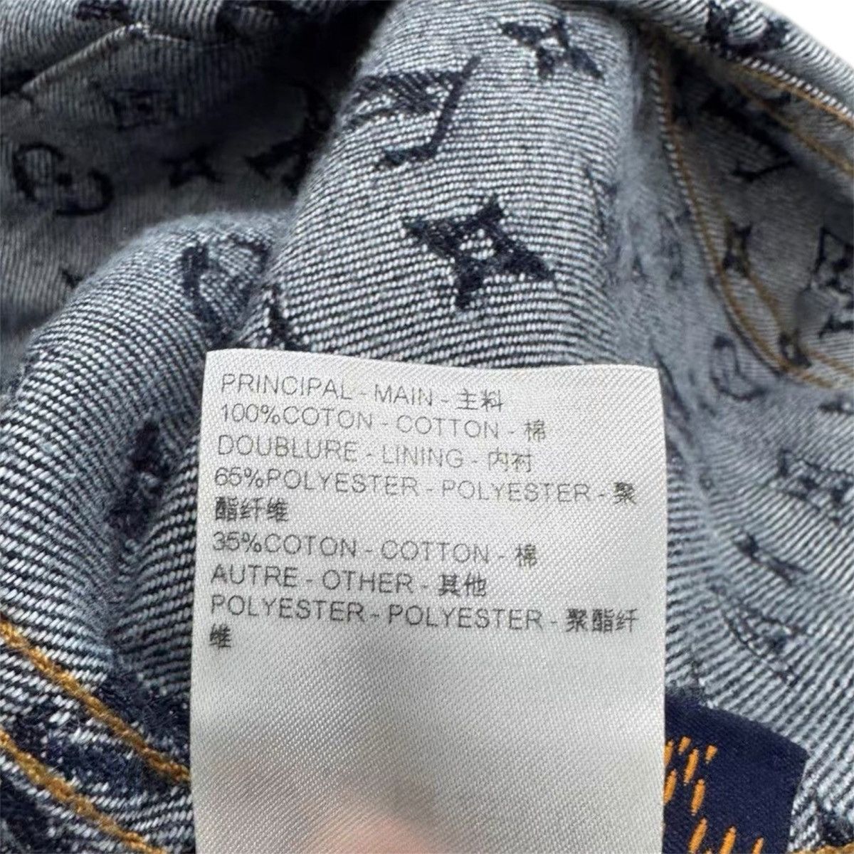 Louis Vuitton Louis Vuitton X Pharrell Williams 50 Monogram Denim Jacket Size US M / EU 48-50 / 2 - 8 Thumbnail