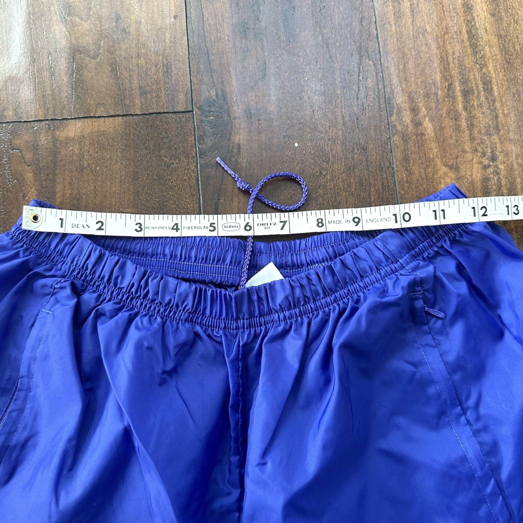 Nike VINTAGE Nike Track Pants 90s Purple L Men Ankle Zip Activewear Size 36" / US 14 / IT 50 - 5 Thumbnail