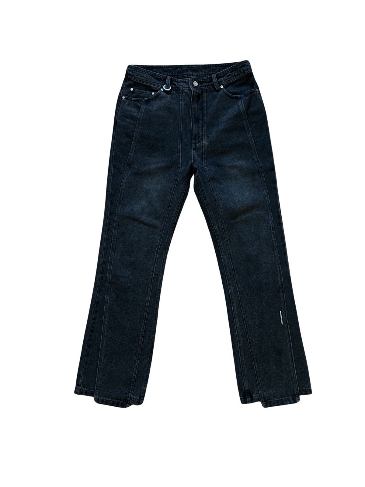 Image of C2H4 Charcoal Flap Jeans in Grey, Men's (Size 30)