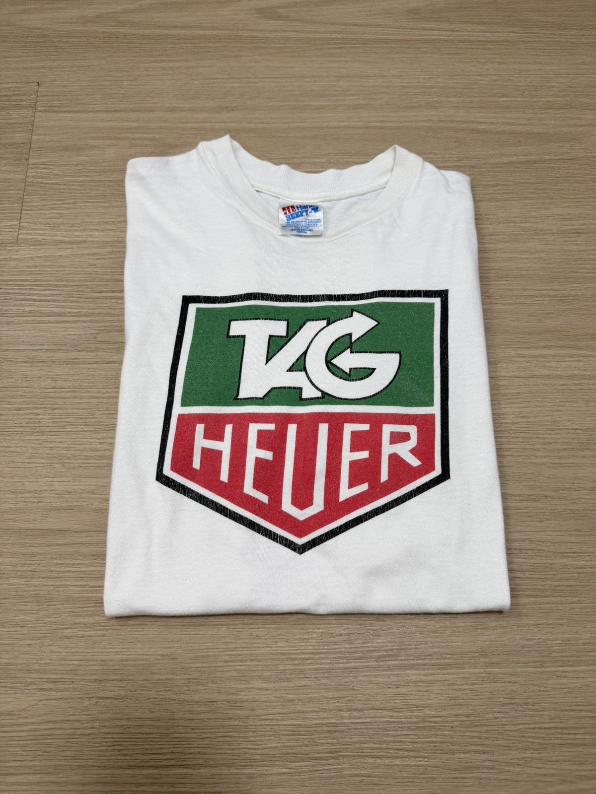 Other Vintage 90s TAG HEUER t-shirt Size US L / EU 52-54 / 3 - 1 Thumbnail