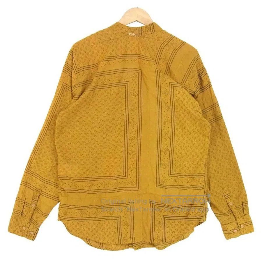 Visvim VISVIM Mustard Paisley Pattern Shirt. Size US XL / EU 56 / 4 - 3 Thumbnail