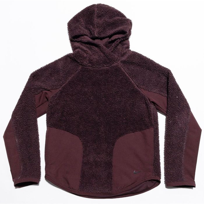 Burgundy hot sale sherpa hoodie