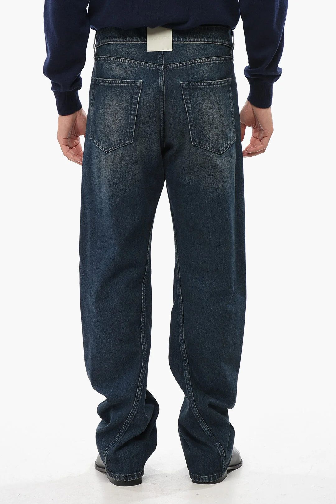 Lanvin og1mm0426 Regular-Fit Jeans in Blue Size US 30 / EU 46 - 2 Thumbnail