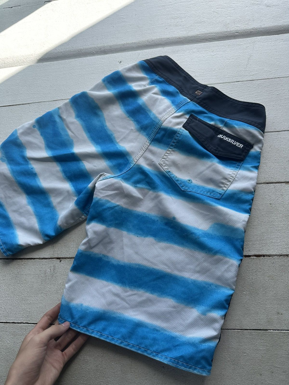 Quiksilver 🚨Vintage Quiksilver 25sz Shorts Big Logo Y2K Style 90s Surf Size US 26 / EU 42 - 6 Thumbnail
