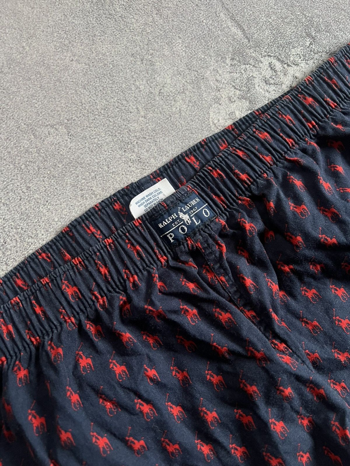 Polo Ralph Lauren Polo Ralph Lauren Pajama Pants Size M Horses Logo Drawstring Size US 39 - 4 Thumbnail