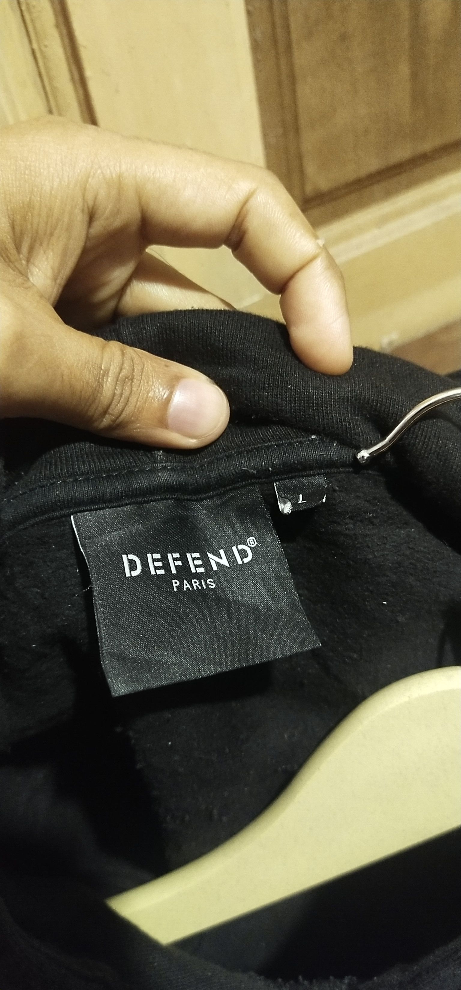 DEFEND PARIS Final Drop Vintage Defend Paris Hoodies Size US L / EU 52-54 / 3 - 9 Thumbnail
